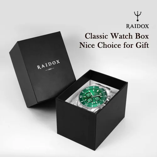 Vista 6 de Reloj para hombre con cronógrafo analógico, reloj de cuarzo, correa de acero inoxidable, formal e informal, resistente al agua, antioxidante