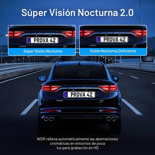 Vista 6 de 360° 4 canales Dash Cam delantera y trasera