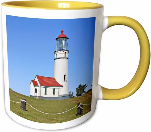 Vista 14 de 3dRose Taza de café, tamaño – 11oz – Faro de Cabo Blanco SP, Port Orford Oregon – US38 MGI0164 – Mark Gibson Lighthouses – divertido regalo de taza