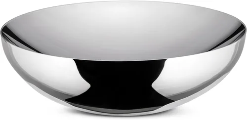 Vista 2 de Alessi Cuenco "Doble", mediano, plateado