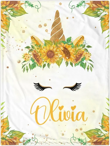 Vista 16 de J&SBGFT Manta de bebé niña personalizada, manta de recepción de elefante, regalo personalizado de artículos esenciales para recién nacidos, 30 x 40