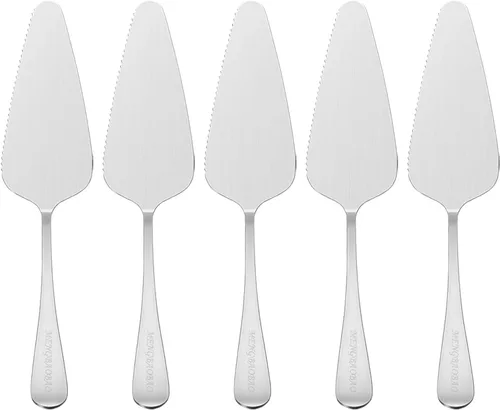 Vista 15 de 5 espátulas triangulares para tartas para tartas para hornear pasteles de pizza (negro pulido)
