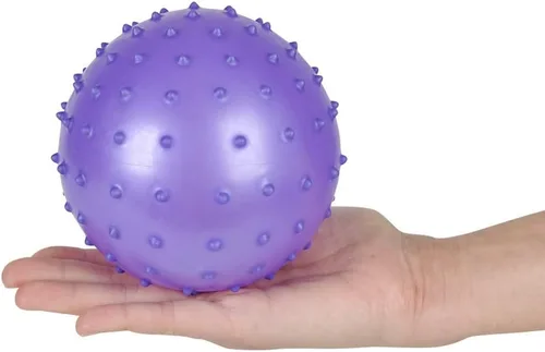 Vista 6 de Bedwina Knobby Balls - Bulk 7 Inch Sensory and Spiky Massage Stress Balls for Toddlers, with Pump, Fun & Bouncy for Toddler, Kids Party Favors