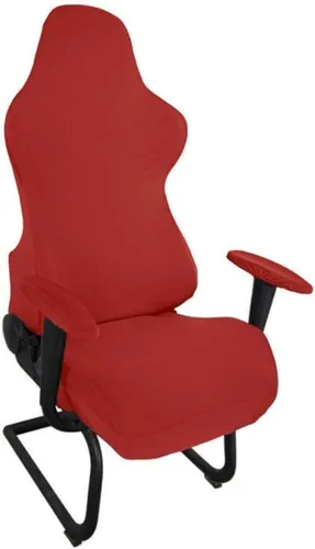 Vista 10 de Funda elástica para silla de juegos, funda elástica para computadora para silla de juegos de carreras, funda elástica para asiento de oficina