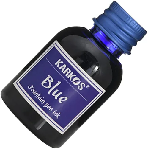 Vista 4 de Tinta embotellada para plumas estilográficas, azul oscuro brillante, tinta de caligrafía de 1.0 fl oz, escritura artística, dibujo, pintura, tinta