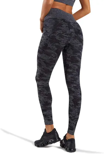 Vista 3 de WodoWei - Leggings de cintura alta, sin costuras, 78 de longitud, pantalones de yoga