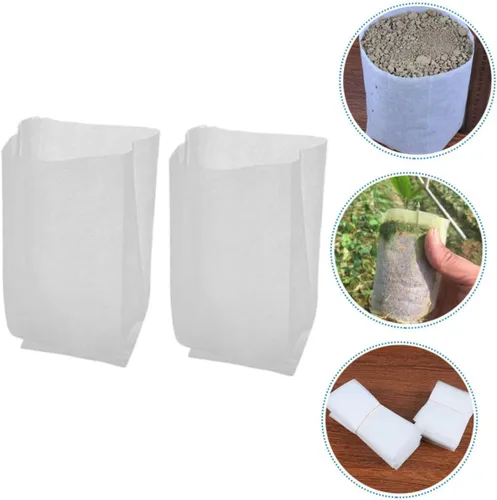 Vista 4 de Non-woven Fabric Planting Bags Xmas 200pcs for Seedlings and Tomatoes