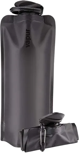 Vista 11 de Vapur Botella Flexible y Plegable de Boca Ancha Anti-Botella con Mosquetón Desmontable, Hidratación Conveniente y Portátil para Viajes y Aventuras