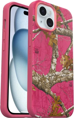 Vista 20 de OtterBox Funda Serie Symmetry+ para iPhone 16e, iPhone 15, iPhone 14 y iPhone 13 (SOLAMENTE), Se Acopla a MagSafe, Ultra-Elegante, Bordes Elevados