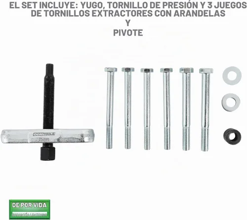 Vista 2 de OEMTOOLS Extractor de volante 25200 compatible con la mayoría de marcas