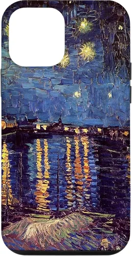 Vista 22 de Starry Night Over The Rhone, Vincent Van Gogh. Funda para iPhone 17
