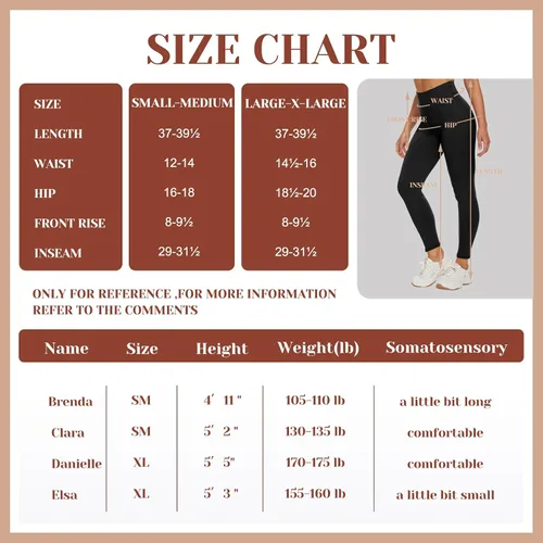 Vista 5 de QGGQDD Paquete de 3 leggings negros de cintura alta para mujer, leggings deportivos suaves para entrenamiento, yoga