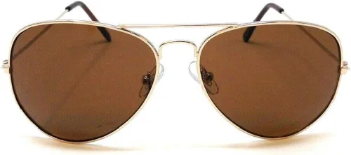 Vista 2 de Dweebzilla Gafas de sol clásicas casuales con marco de alambre de metal Pilot Aviator Retro