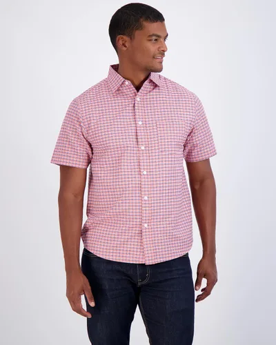 Vista 2 de Paquete de 3 camisa clásica de manga corta con botones y bolsillo frontal para hombre (disponible en tallas grandes y altas)