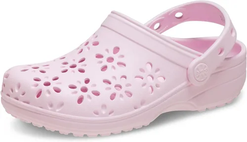 Vista 13 de Zuecos Crocs clásicos para niños con diseño floral
