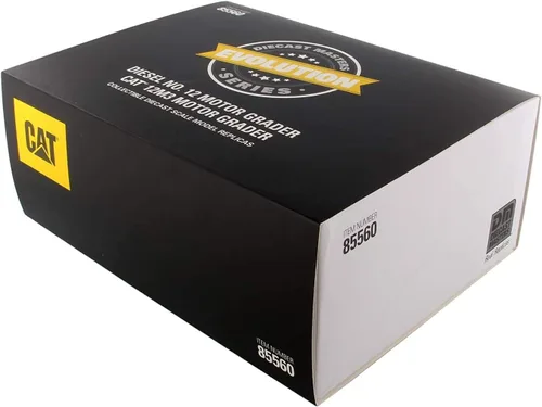 Vista 9 de Diecast Masters 1:50 Caterpillar Diesel No. 12 y 12M3 Motoniveladora, Evolution Series Cat Truck Camión para gatos modelo a escala coleccionable