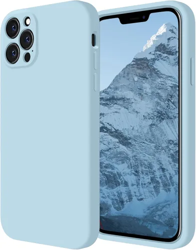 Vista 9 de FireNova Funda diseñada para iPhone 12 Pro, funda de silicona [protección de cámara] con forro de microfibra suave antiarañazos, 6.1 pulgadas