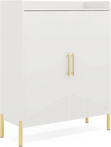 Vista 7 de Tribesigns - Zapatero Grande con Puertas de 6 Niveles, Gabinete de Almacenamiento de Zapatos para Entrada con Estantes, Organizador para 30 Pares