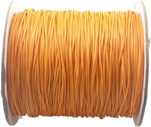 Vista 17 de Cordón de poliéster encerado para hacer joyas, cuerda encerada con carrete para hilo de manualidades (negro, 0.020 in (150 yardas))