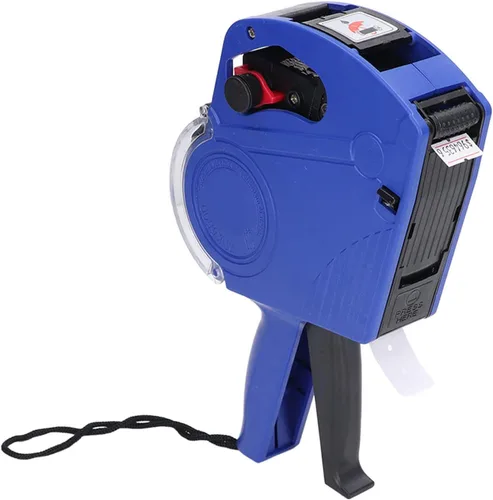 Vista 5 de FTVOGUE Máquina de etiquetado de precios, máquina de etiquetado manual Pistola de etiqueta de precio de 8 dígitos con cartucho, herramienta portátil
