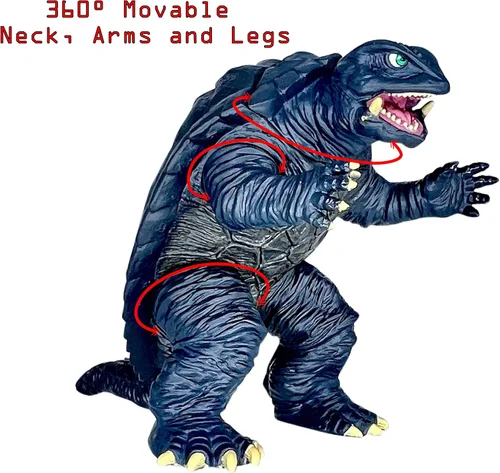 Vista 5 de TwCare Figura de Gamera 1995, Figura de acción de juguete de Godzilla: Rey de los monstruos, Serie de película con articulaciones móviles de vinilo