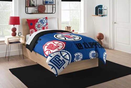 Vista 16 de Northwest NBA Unisex-Adult Comforter and Sham Set Golpe inverso