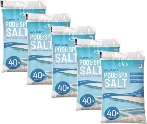 Vista 12 de Aqua Joe Generadores de cloro salado para piscina y spa, 40 libras, paquete de 2, AJ-PS40