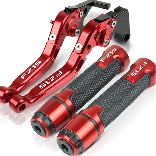 Vista 15 de SCUUBE Motorcycle CNC Accessories Adjustable Folding Extendable with A Brake Clutch Levers Handlebar Hand Grips Ends for Yama&ha FZ150I FZ 150I