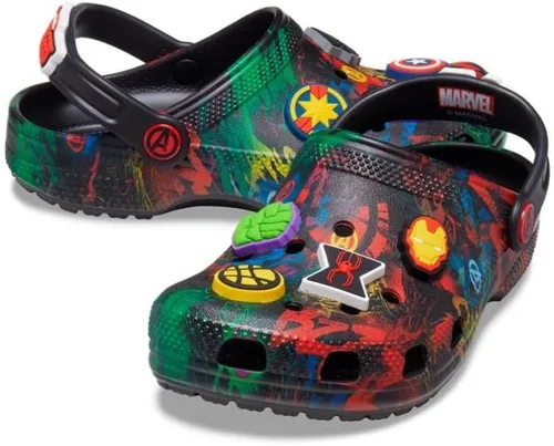 Vista 3 de Crocs Unisex-Child Classic Marvel Avengers Clog