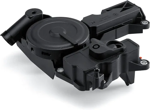 Vista 3 de Válvula PCV - Separador de aceite de válvula de ventilación del cárter del motor con kit de manguera de respiradero compatible con Audi A3, A4, A5