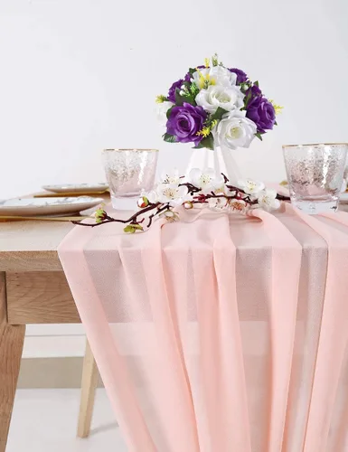 Vista 3 de 2 ramos de flores falsas, 15 cabezas de rosas de plástico con base, flores artificiales para ramos de boda, centros de mesa, fiesta, día de San