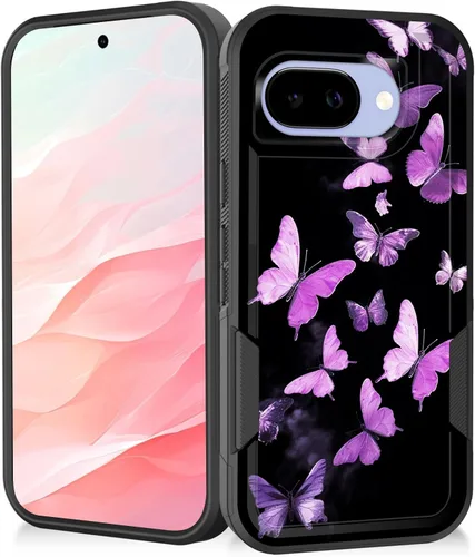 Vista 17 de Funda para Pixel 7a, resistente de doble capa híbrida de policarbonato duro de goma suave a prueba de golpes para Google Pixel 7A 6.1 pulgadas
