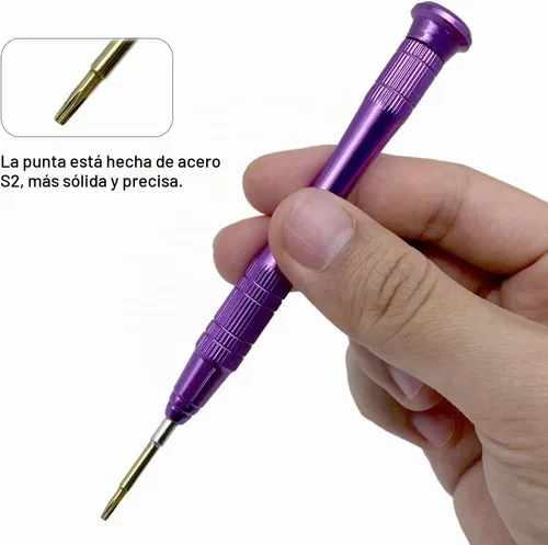 Vista 5 de Destornillador de precisión T5 con cabeza en forma de estrella de seis