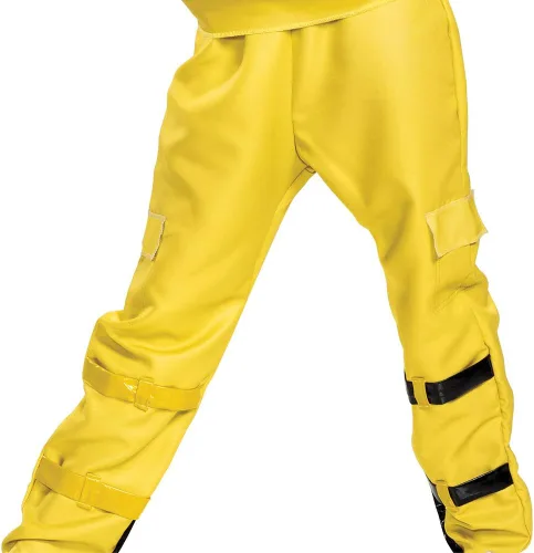 Vista 6 de Disguise Disfraz clásico amarillo de Billie Eilish para niños