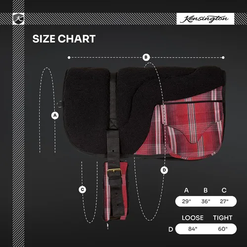 Vista 2 de Kensington - Almohadilla de forro polar de 36 pulgadas de ancho x 29 pulgadas de alto, ergonómicamente correcta, con centro de espuma de 1 pulgada