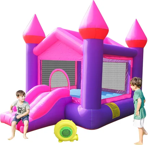Vista 9 de Doctor Dolphin Casa inflable de rebote de agua, casa inflable para niños grandes, tobogán acuático para patio trasero, parque acuático inflable