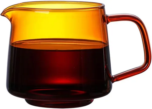 Vista 8 de Tazas de vidrio para servir café con mango de boquilla, crema de leche, mezcla de cereales, avena apta para microondas, accesorios de cocina, tazas