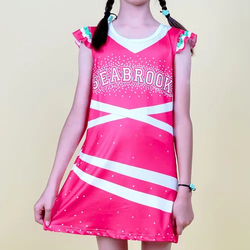 Vista 3 de Disfraz de animadora de zombies para niñas disfraz de animación de Seabrook para niñas ropa de 3 a 12 años