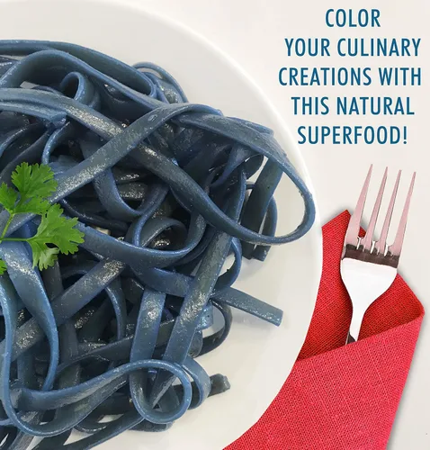 Vista 4 de Sou Zen - Polvo de guisante de mariposa azul 100% 4.5 oz (127 g) de grado culinario Calidad premium Superalimento naturalmente orgánico, crudo