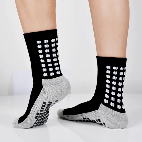Vista 4 de Marchare Calcetines de fútbol para niños, calcetines deportivos deportivos para niños, calcetines de agarre de hospital para niños y niñas, paquete