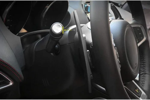 Vista 4 de Extensión de palanca de cambios para volante para accesorios Land Rover, para Range Rover Evoque Velar Discovery Jaguar F-Pace E-Pace XE XF XJ XJ