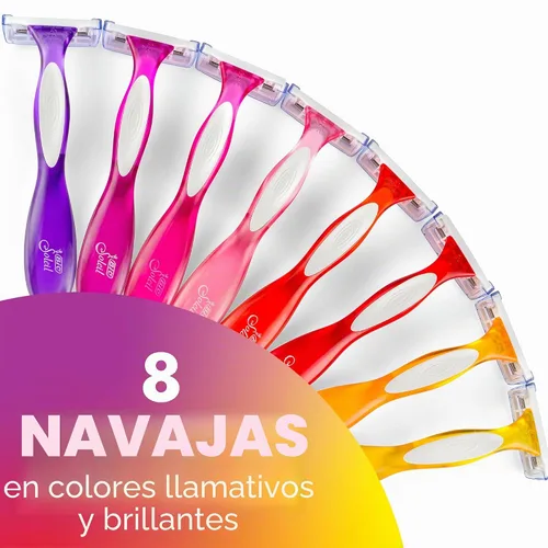 Vista 2 de BIC Soleil - Maquinillas de afeitar desechables de 3 hojas para mujer