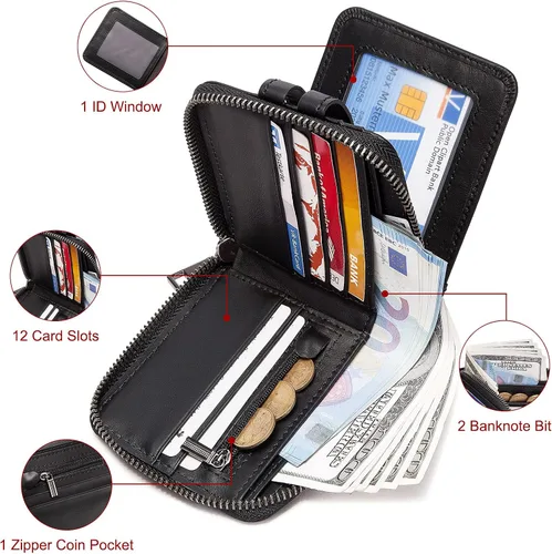 Vista 2 de ZP-WALLET Negro - Minimalista