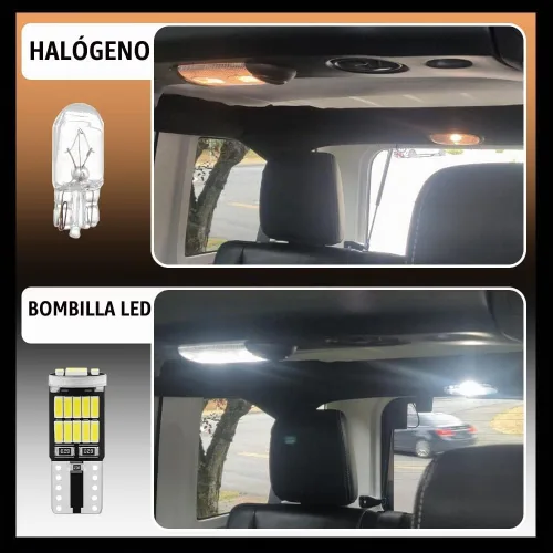 Vista 2 de Kit de bombillas LED para interiores para Hyundai Santa Fe 2013 2014 2015 2016 2017 2018 2019 2020 mapa, cúpula, espejo de tocador, cajuela, placa