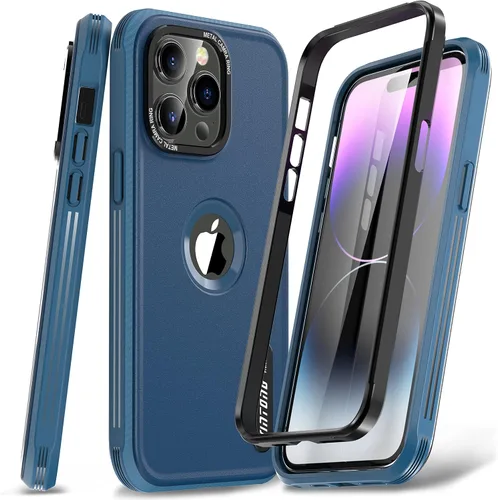 Vista 12 de WINTONG Funda magnética compatible con iPhone 13 Pro Max de 6.7 pulgadas, protección de cuerpo completo, resistente a prueba de golpes, funda rígida