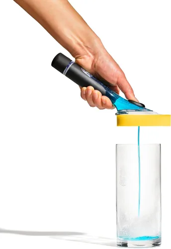 Vista 8 de OXO Good Grips Soap Dispensing Dish Sponge Exfoliante de platos, seguro para todos los utensilios de cocina, jabón con botón, fácil de rellenar