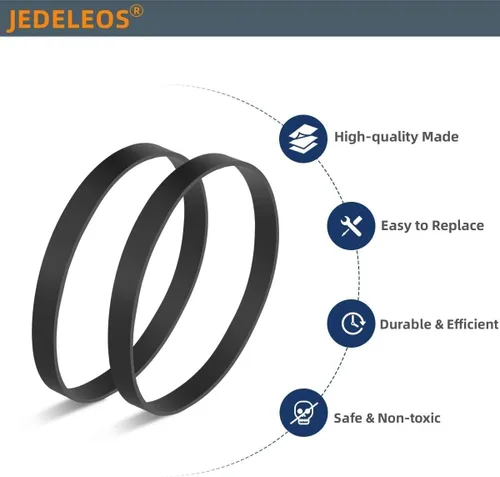 Vista 2 de JEDELEOS Correas de repuesto para Bissell modelo 2252 2253 2254 22543 2255 2256 2258 2259 2260 2316 1309 1790 1792 1793 1413 2739 Powerlifter