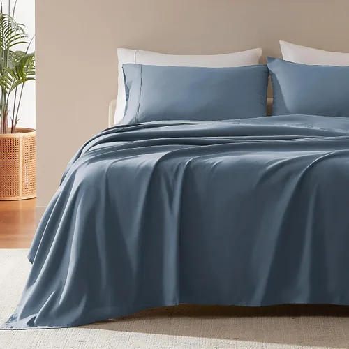 Vista 28 de Sleep Zone - Juego de sábanas suaves y frescas de 3 piezas para niños, sábana bajera, encimera y funda de almohada, no se arrugan ni decoloran, Rosa