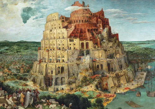 Vista 2 de Clementoni 1500 el. La Torre de Babel [Rompecabezas]