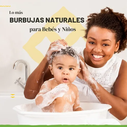 Vista 3 de Alaffia baño de burbujas de coco para bebé